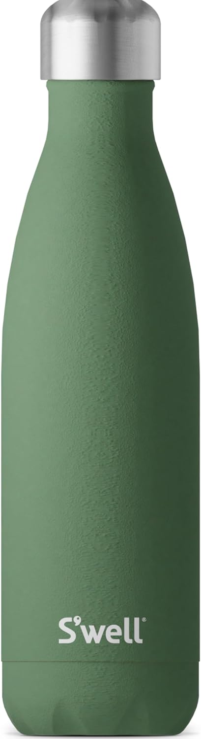 S'Well Stainless Steel Water Bottle, 17Oz  Cold for 36 Hours and Hot for 18