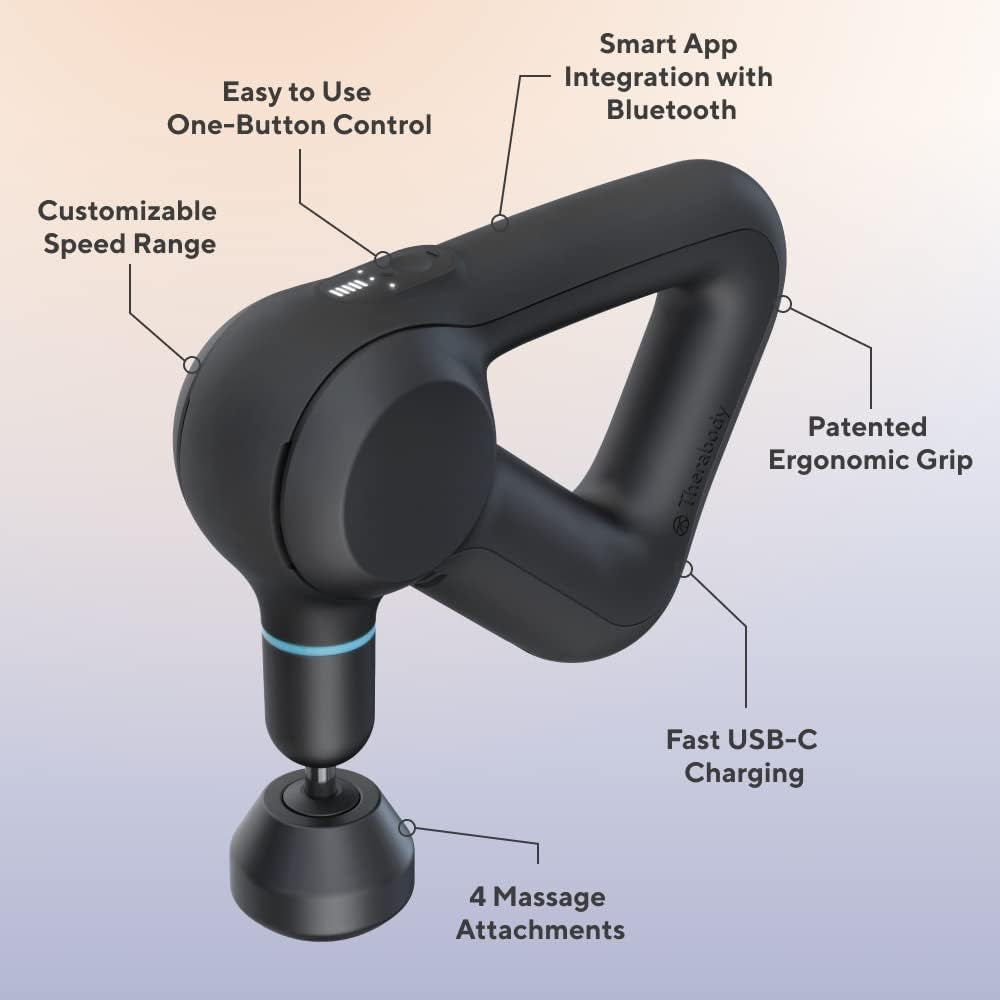 Theragun Prime Quiet Therapy Massage Gun - (Black - 5Th Gen)