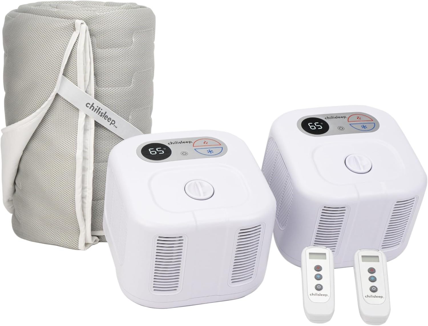 Chilipad Cube Bed Cooling System - Cooling & Heating Mattress Topper, Set Individual Bed Temperature, Sleep Enhancement, Temp Range of 60-115°F, ME Half King or Twinxl Size (38"W X 80"L), Model: CP502