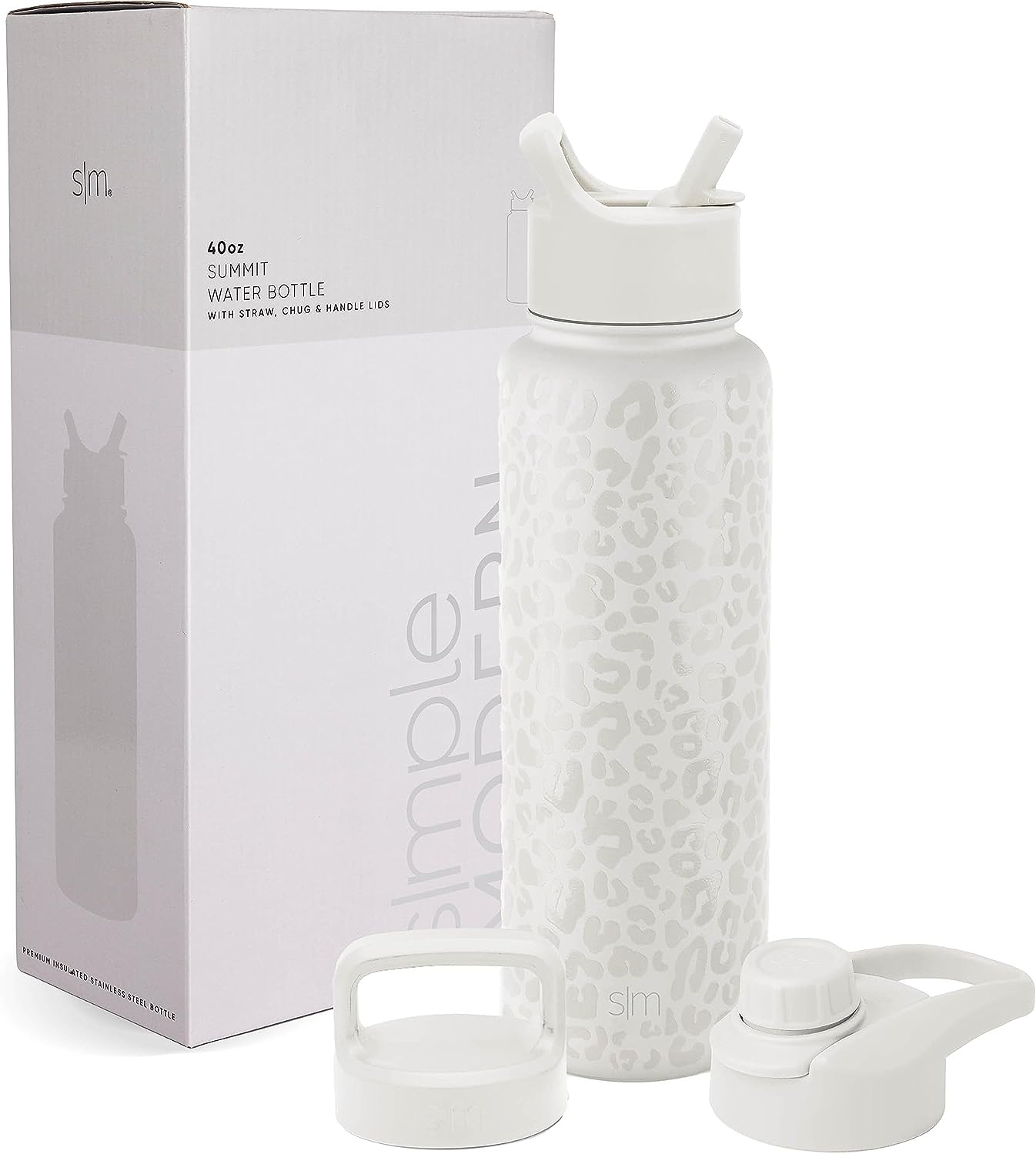 Simple Modern Water Bottle with Straw and Chug Lid 18-32oz Options