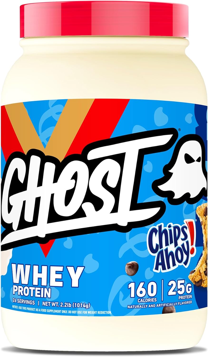 GHOST Whey Protein Powder 2LB Tub, 25G of Protein Various Flavors