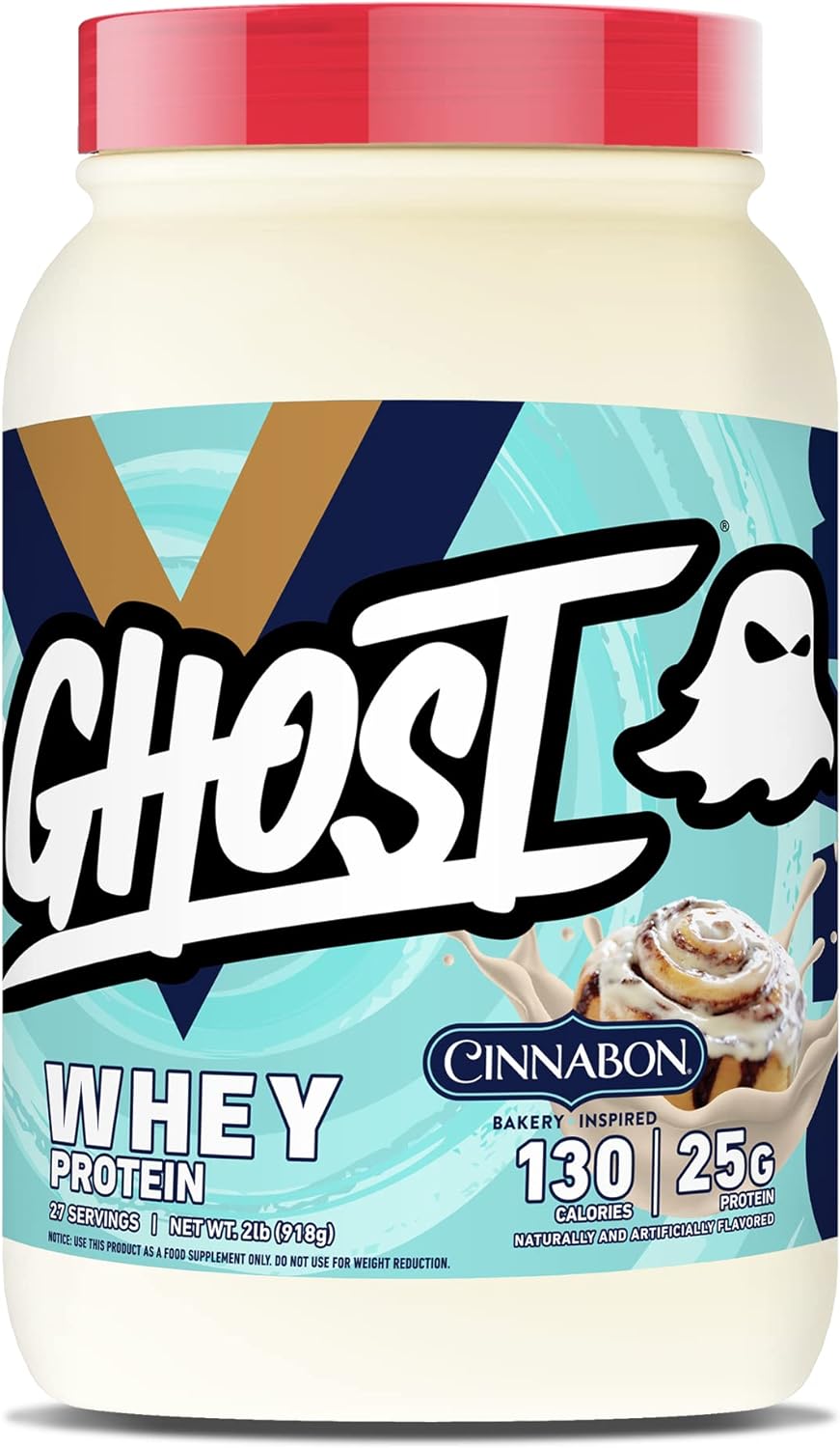 GHOST Whey Protein Powder 2LB Tub, 25G of Protein Various Flavors