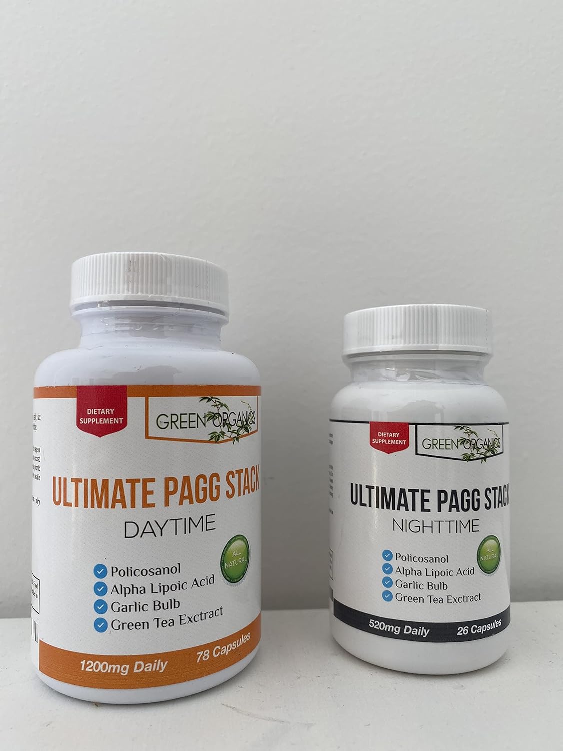 Ultimate PAGG Stack™  Policosanol, Alpha Lipoic Acid, Green Tea Flavanols, Garlic Extract