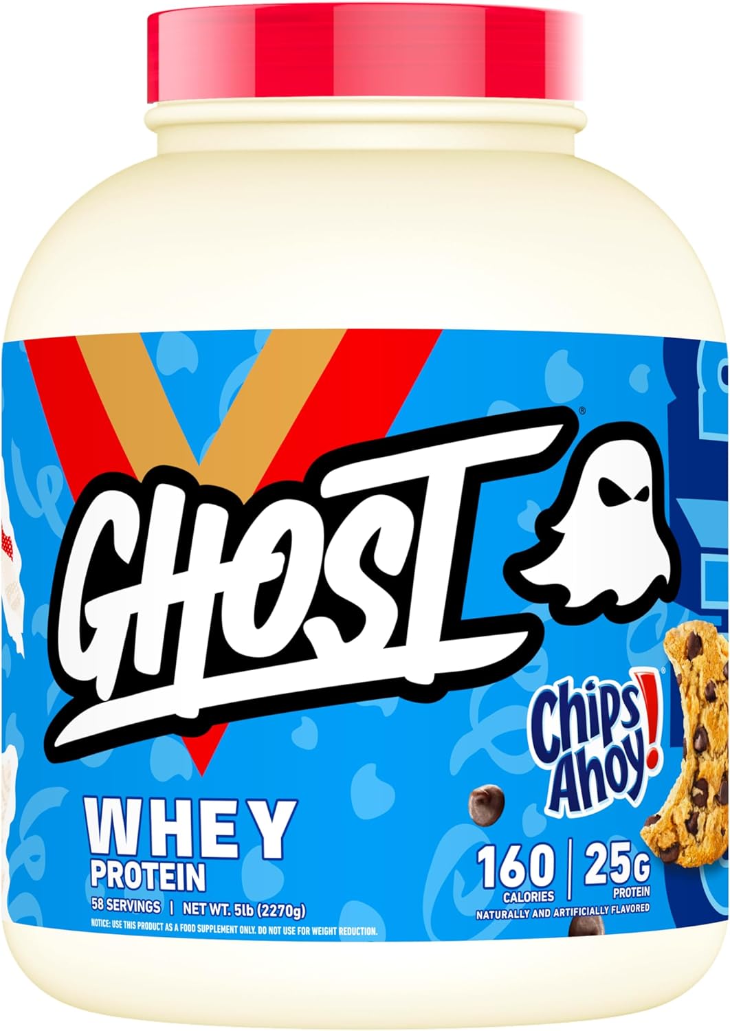 GHOST Whey Protein Powder 2LB Tub, 25G of Protein Various Flavors