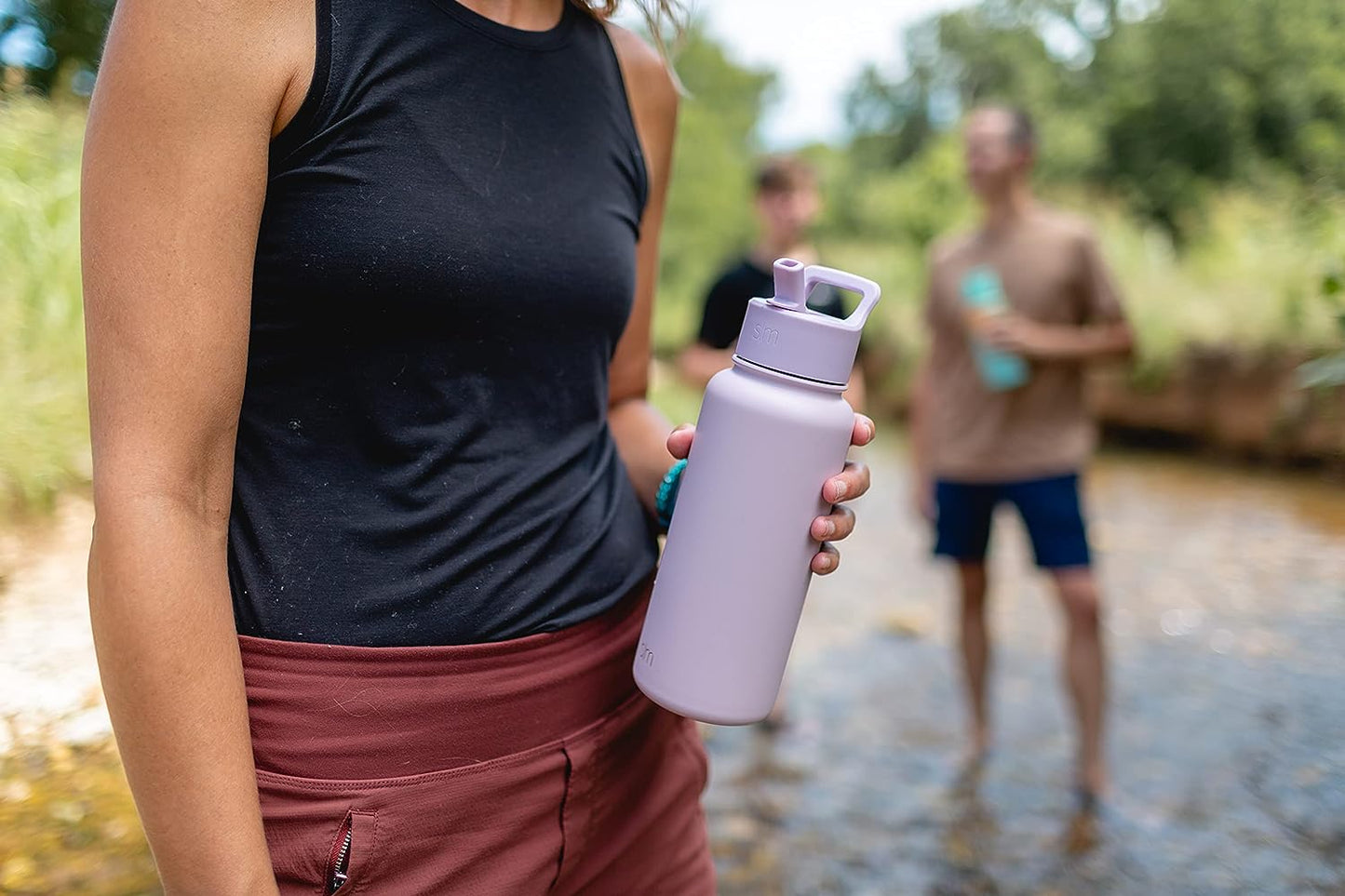 Simple Modern Water Bottle with Straw and Chug Lid 18-32oz Options