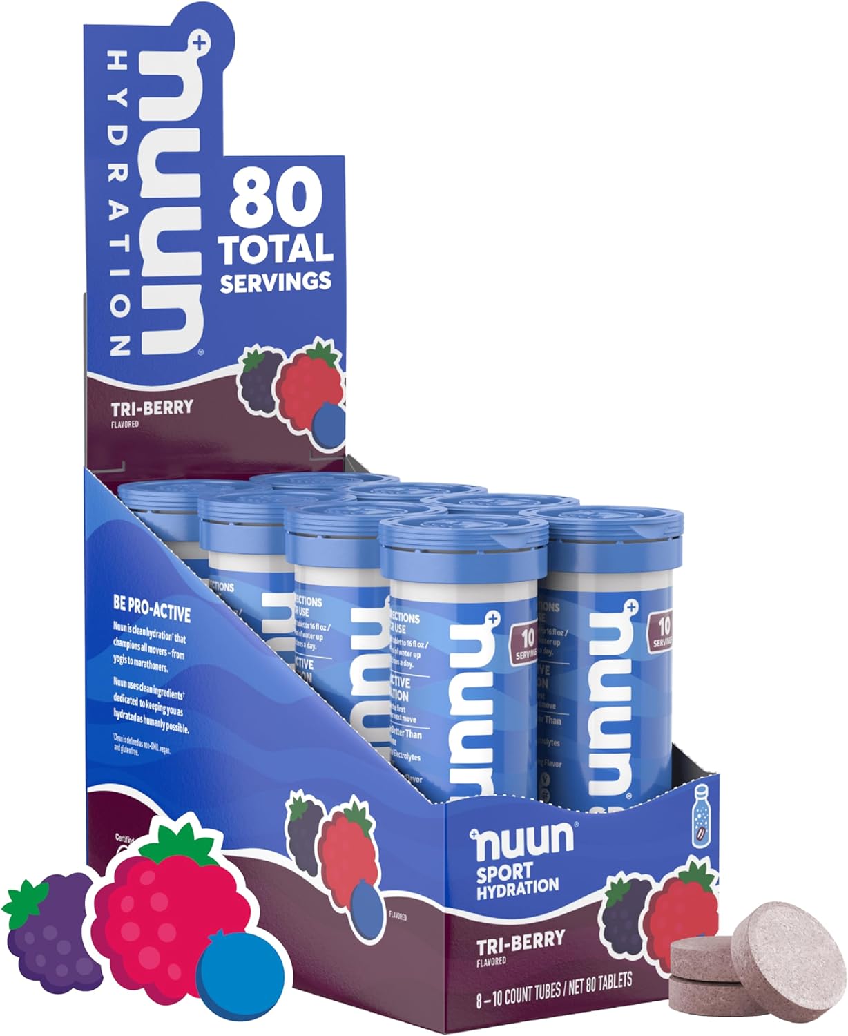 Nuun Sport Electrolyte Tablets for Proactive Hydration