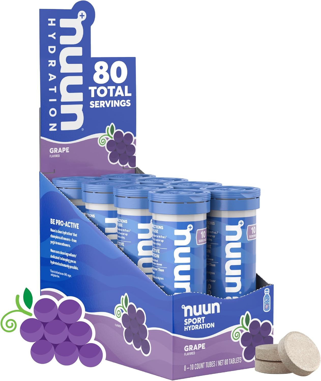 Nuun Sport Electrolyte Tablets for Proactive Hydration