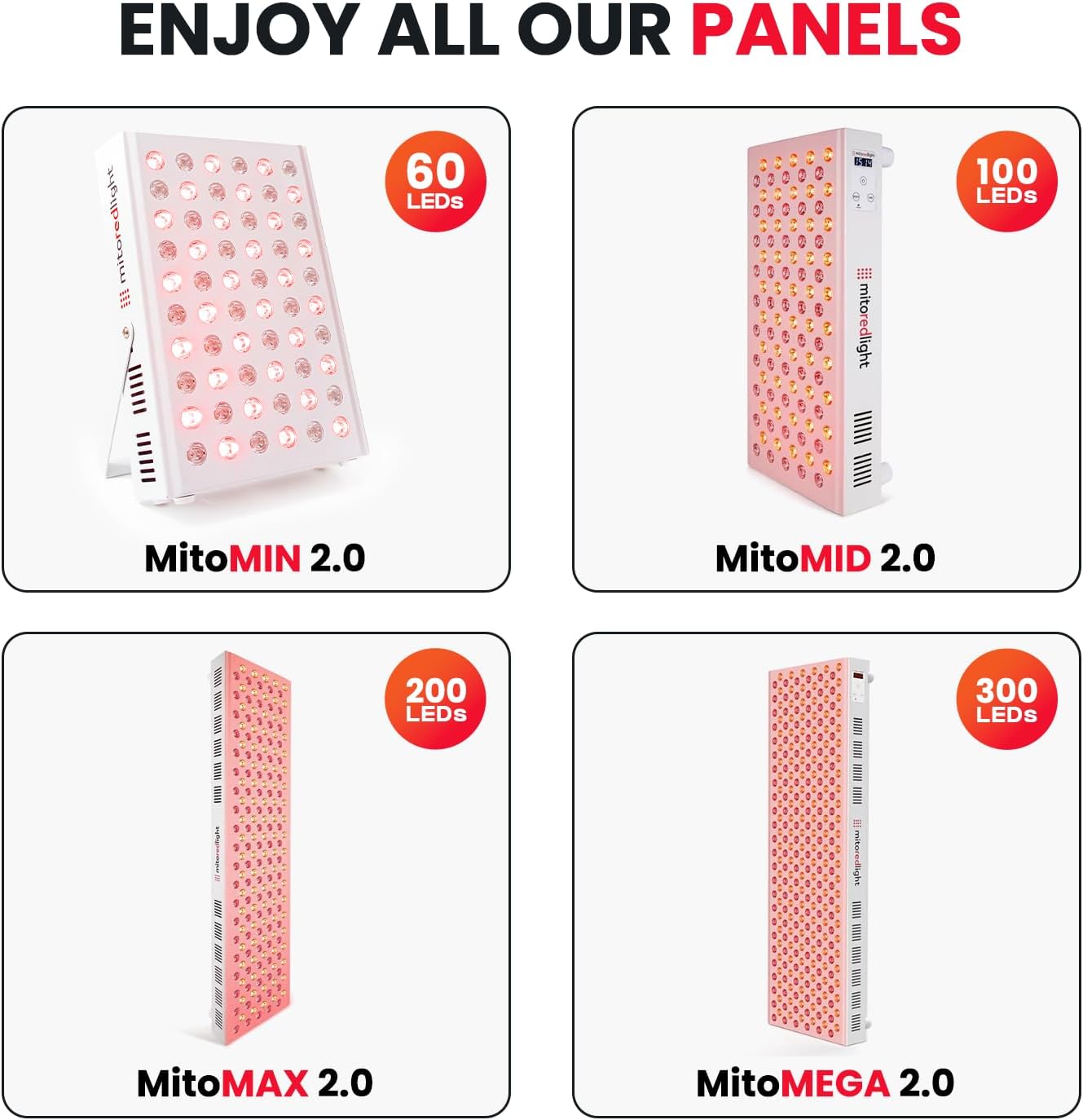 Mito Red Light - Mitomin 2.0 - Panels - Red Light Therapy