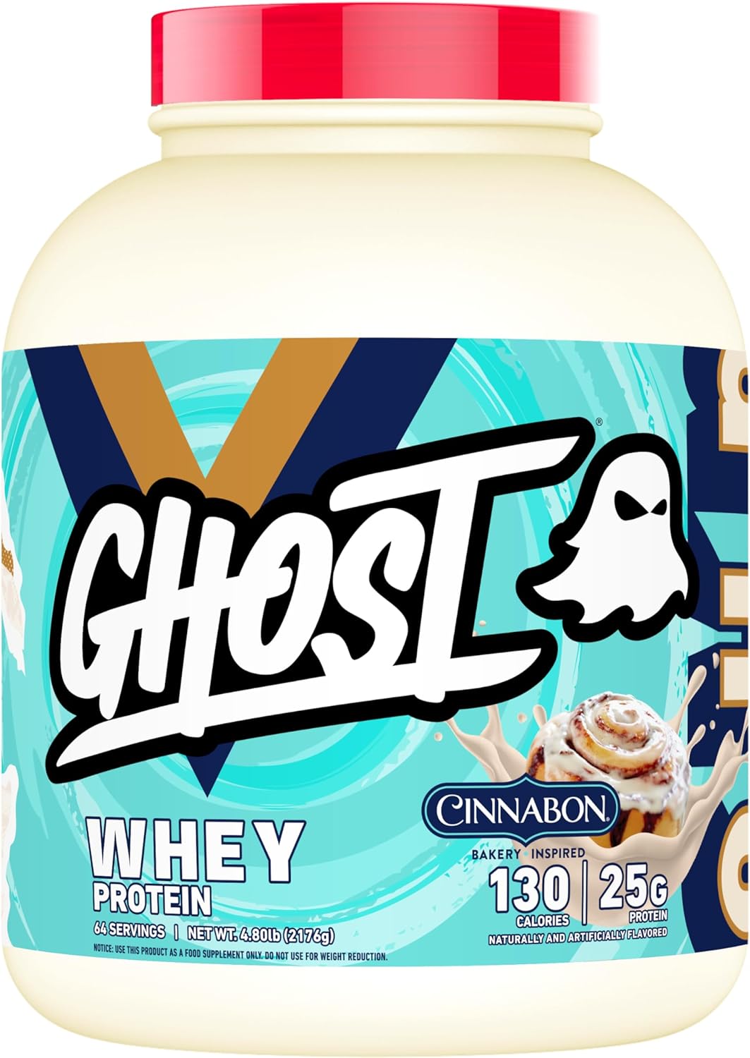 GHOST Whey Protein Powder 2LB Tub, 25G of Protein Various Flavors