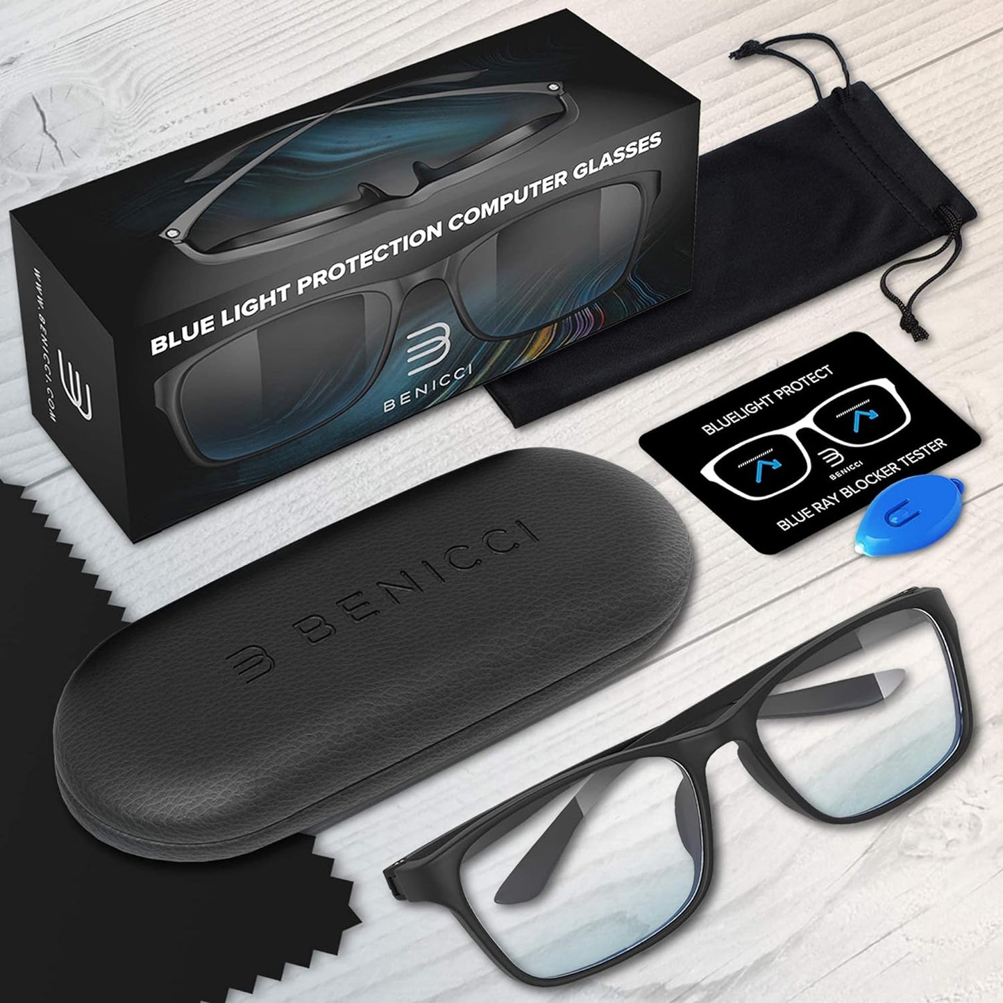 Stylish Blue Light Blocking Glasses for Women or Men 