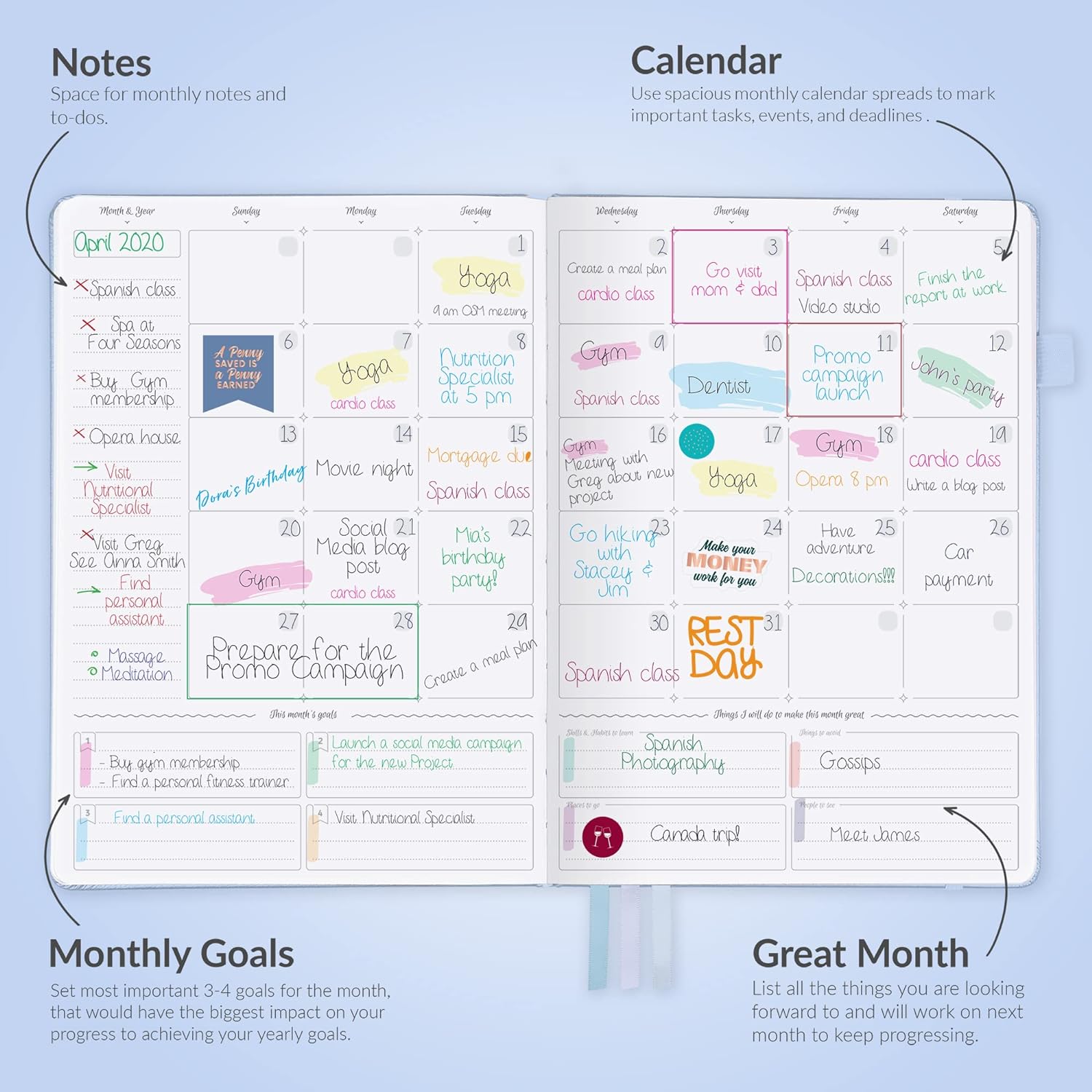 Gogirl Planner PRO - Weekly Planner and Organizer 