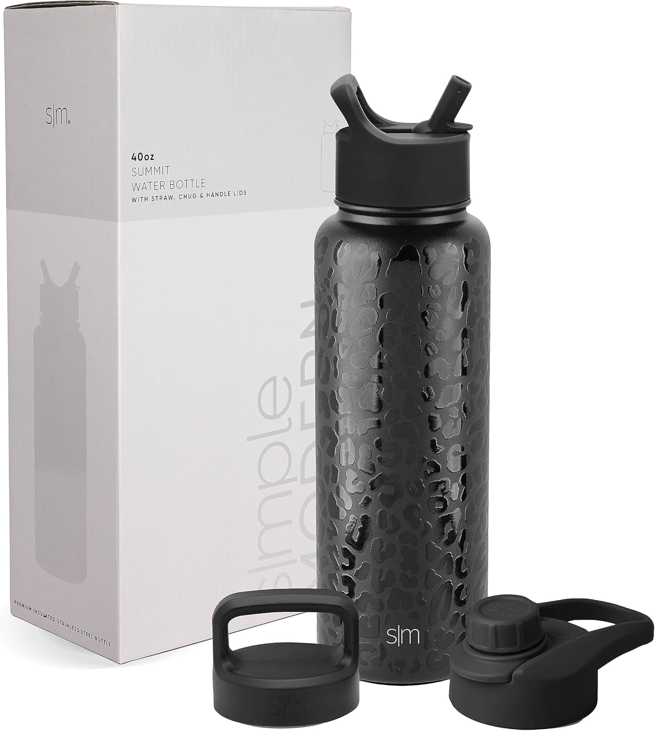 Simple Modern Water Bottle with Straw and Chug Lid 18-32oz Options