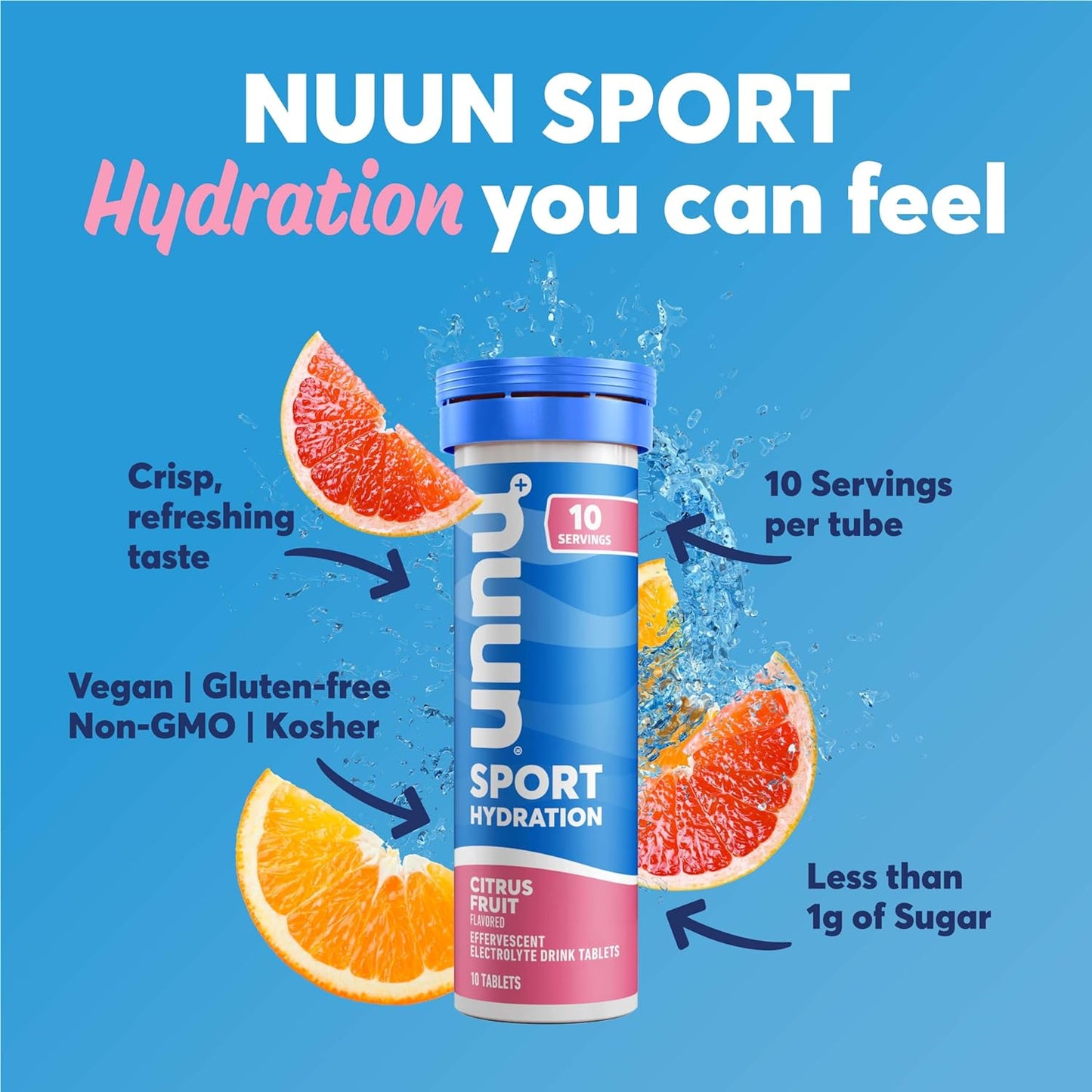 Nuun Sport Electrolyte Tablets for Proactive Hydration