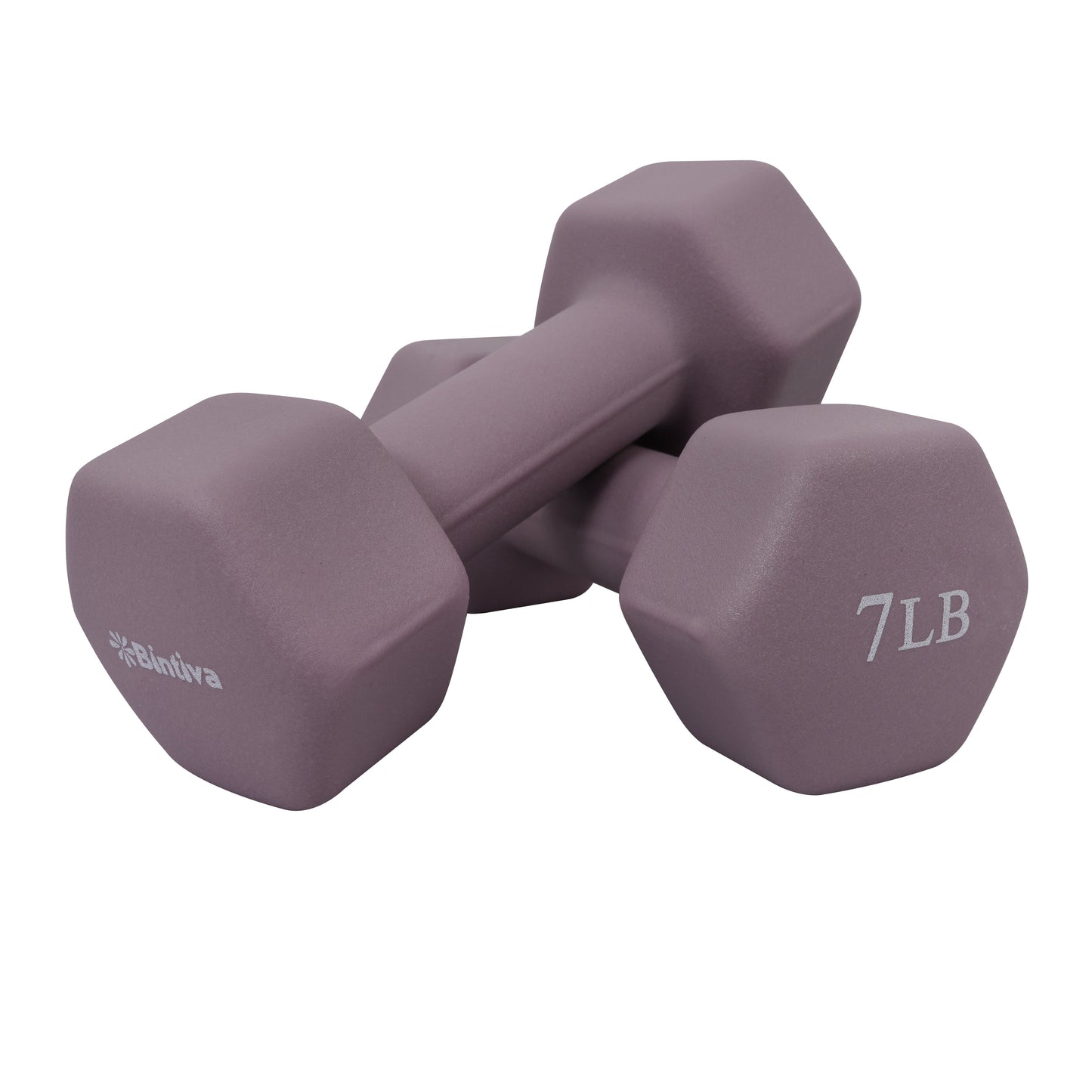 Neoprene Hexagon shaped dumbbells - Earth Tones