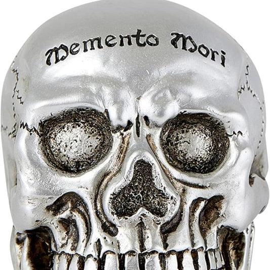 Needzo Memento Mori Religious Decorations, Skull Decoration, Catholic Gifts, 2.75 Inches