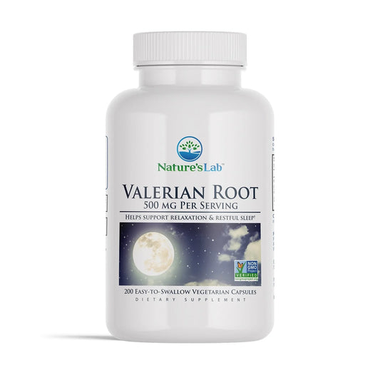 Nature'S Lab Valerian Root 500Mg Dietary Supplement – Helps Support Relaxation & Restful Sleep* – 200 Capsules