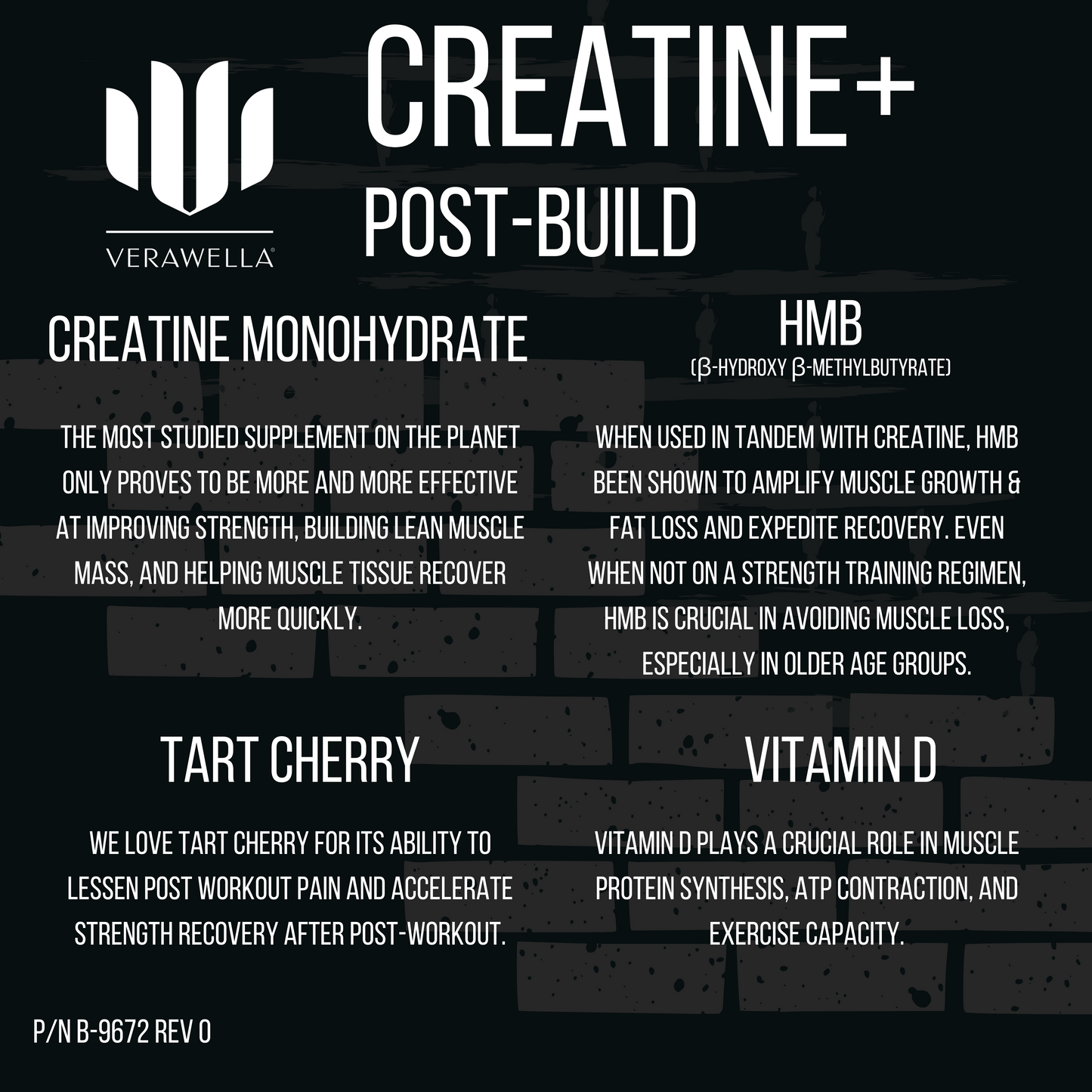 CREATINE+ Post Build (unflavored) by VeraWella