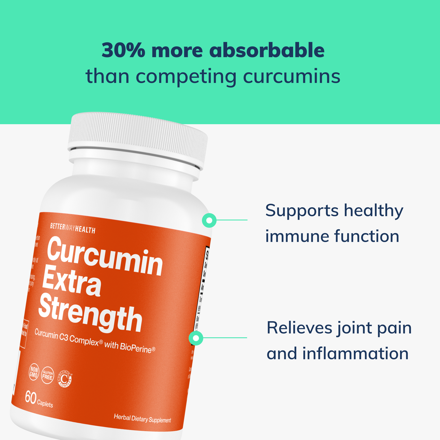 Curcumin Extra Strength by Better Way Health