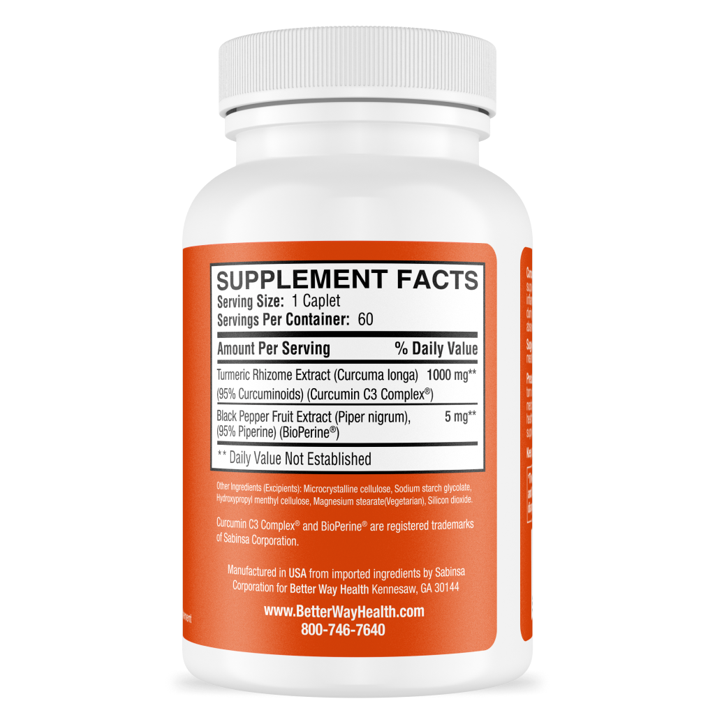 Curcumin Extra Strength by Better Way Health