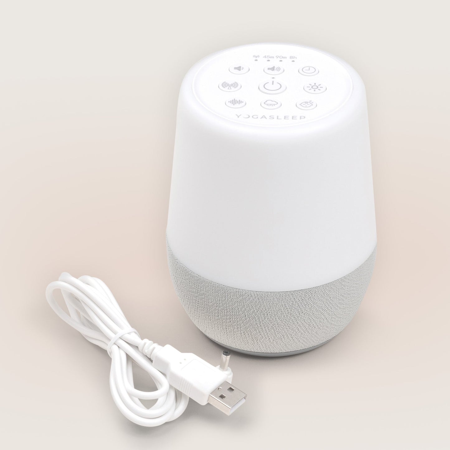 Duet White Noise Machine with Night Light & Wireless Speaker