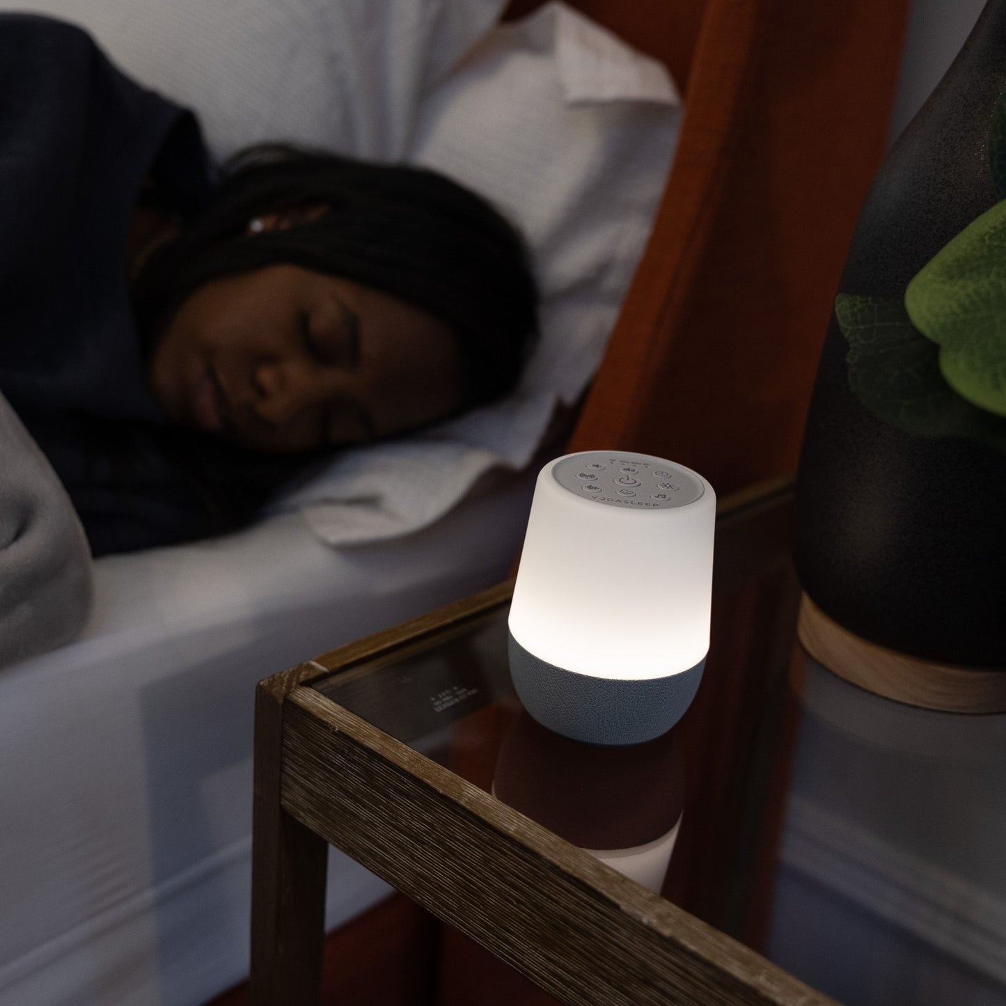 Duet White Noise Machine with Night Light & Wireless Speaker