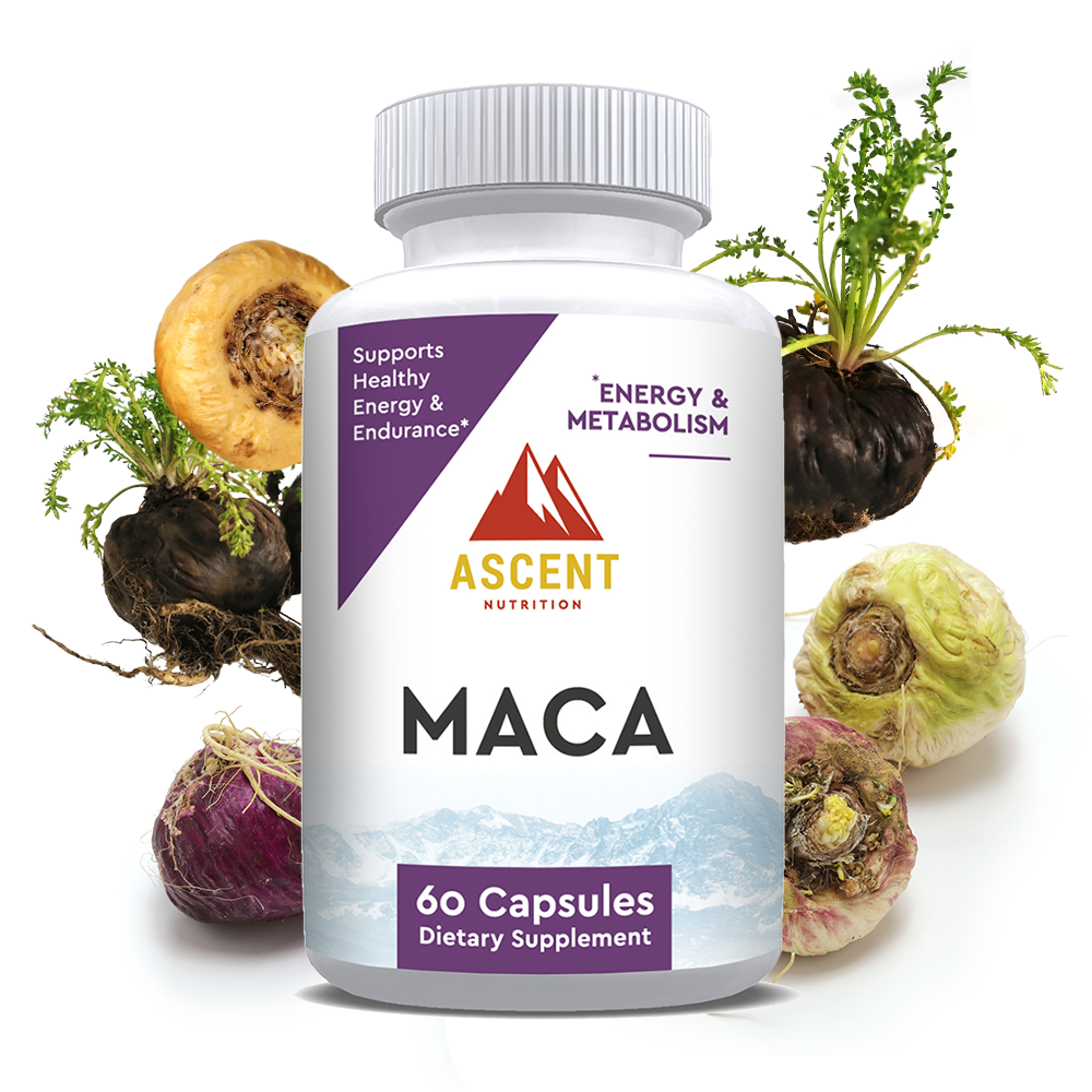 Organic Maca Root, 60 Capsules, 1500 mg