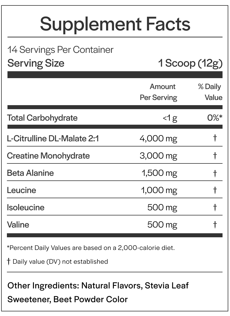 Decaffeinated Pre-Workout - Strawberry Lemonade