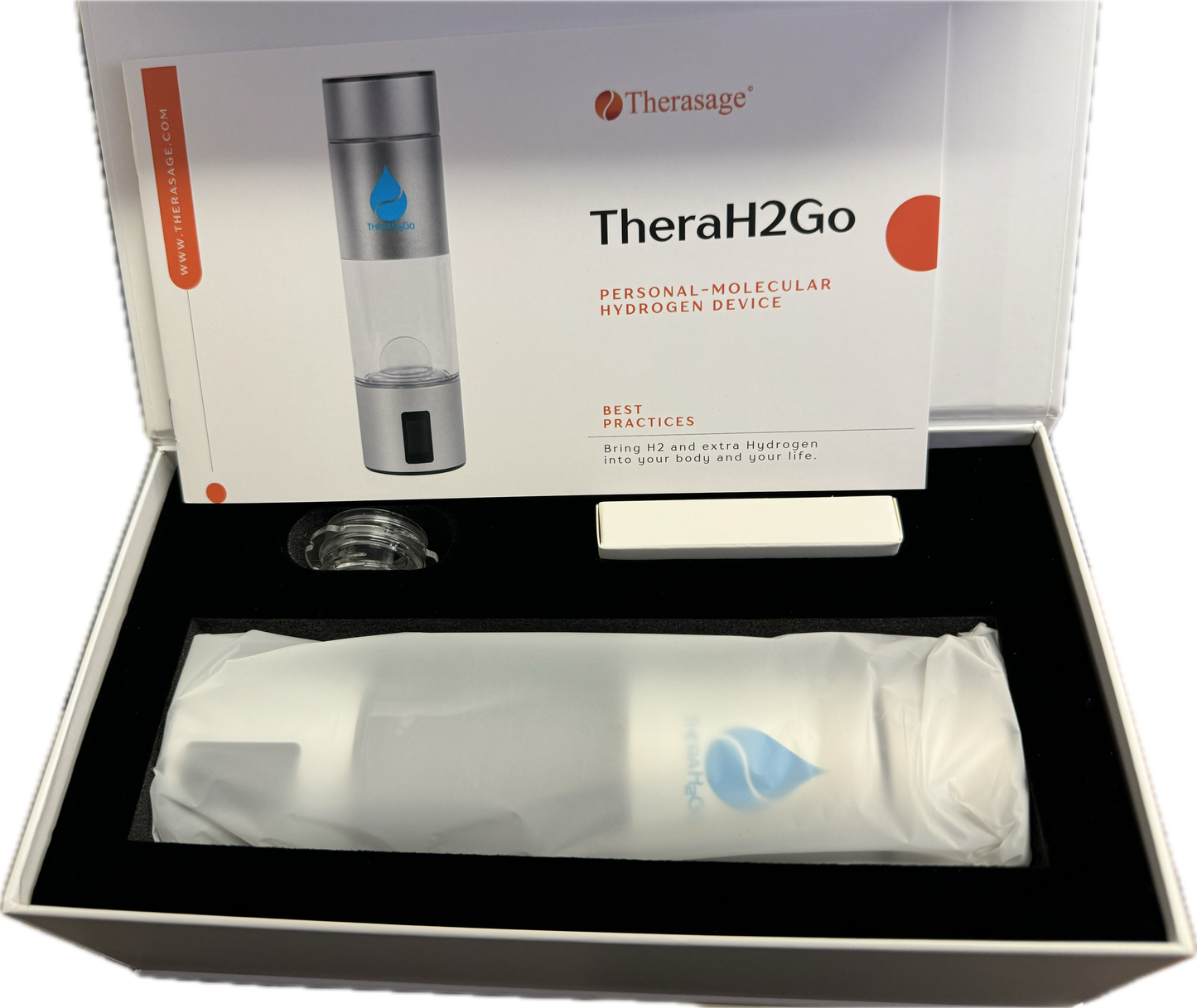 TheraH2Go Personal Molecular Hydrogen Bottle by Therasage