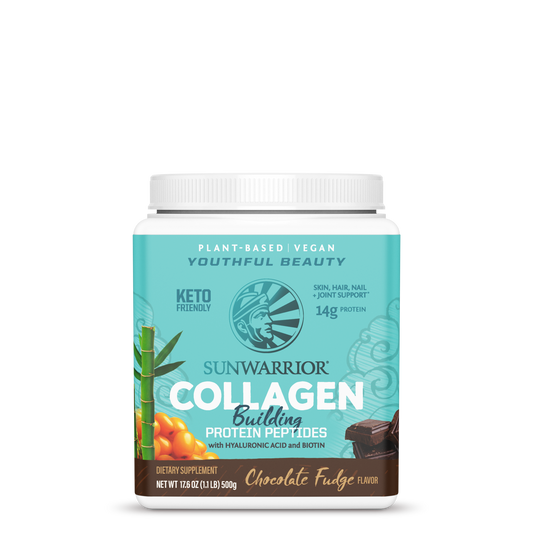 Chocolate Fudge Collagen Building Protein Peptides by Sunwarrior