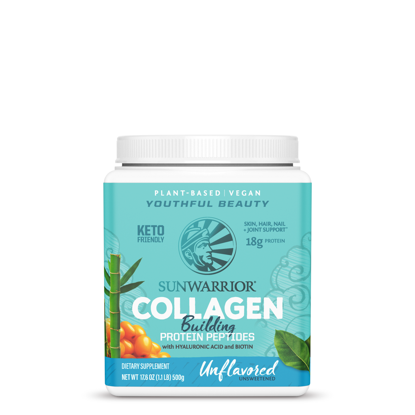 Unflavored and Unsweetened Collagen Building Protein Peptides by Sunwarrior