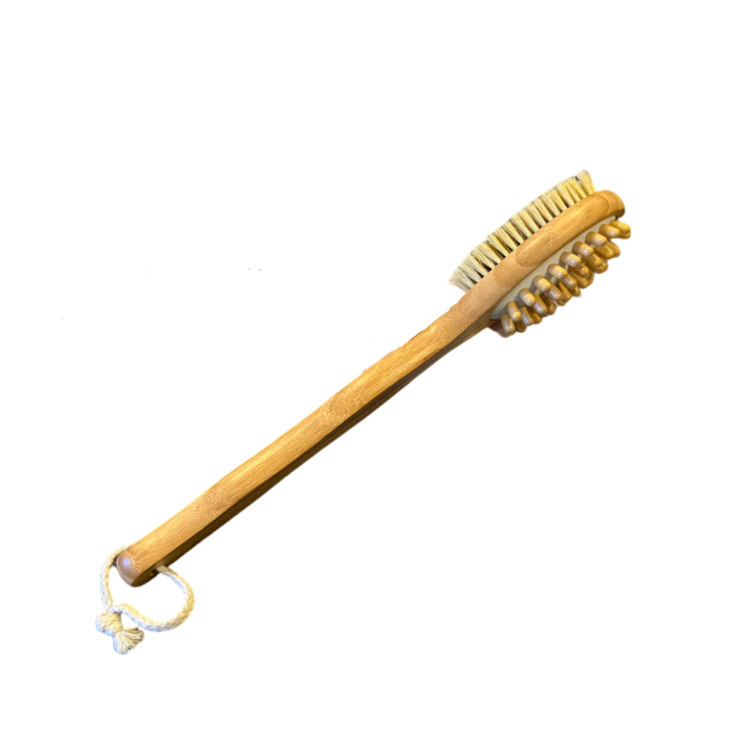 TheraBrush Deluxe With Copper Bristles - Long Handle (Vegan) by Therasage