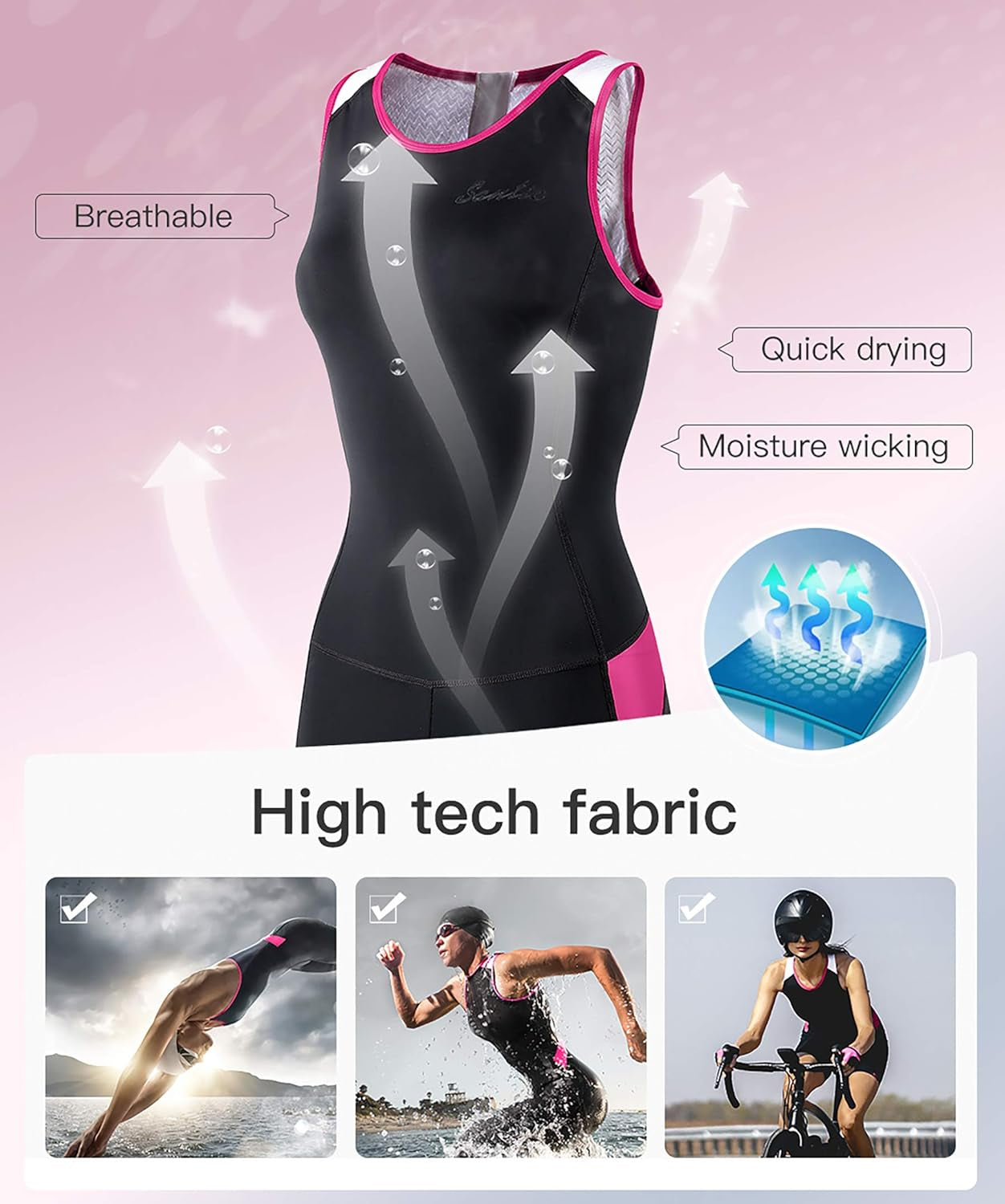 Santic Women's Triathlon-Suit One-Piece 