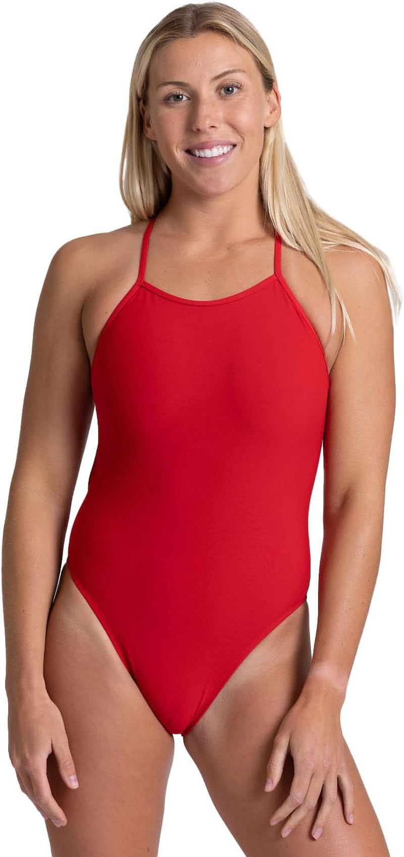 JOLYN Jackson 4 Tie Back Women'S Athletic One Piece Swimsuit