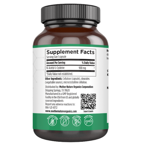 Mother Nature Organics NAC Capsules