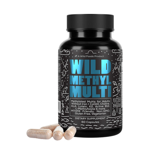 Wild Methylated Whole Food Multivitamin for Men and Women